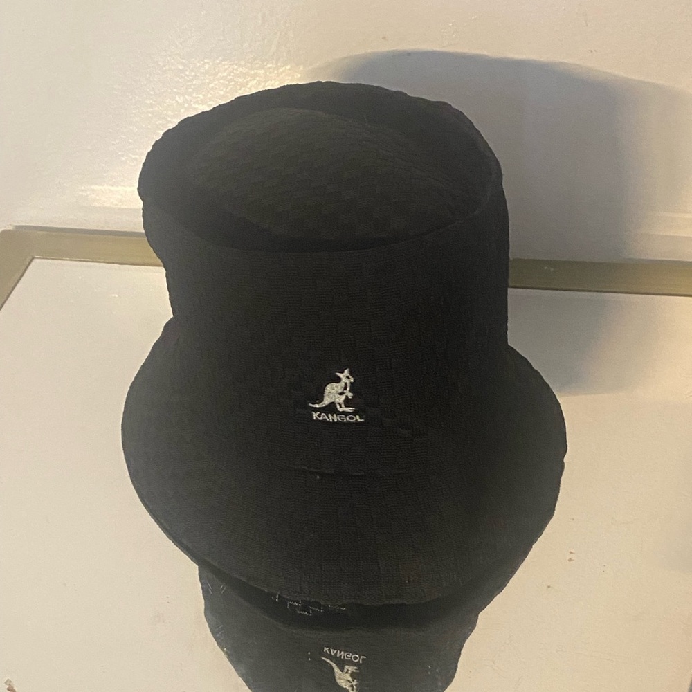 Kangol Black Bucket Hat